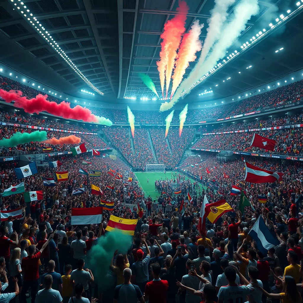 Khán đài bùng nổ với màn sóng người (Mexican Wave) hoành tráng lệ — view 5